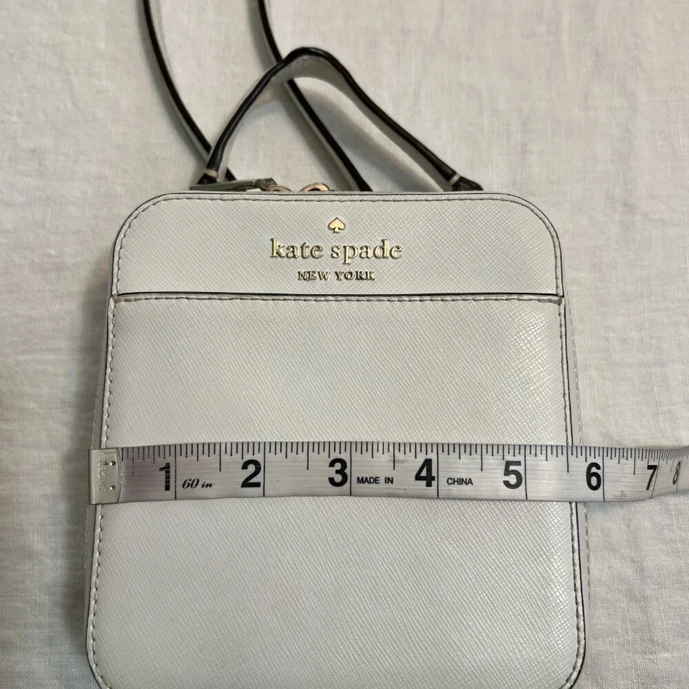 kate spade Women's Daisy Vanity Crossbody White Leather - Picture 8 of 10